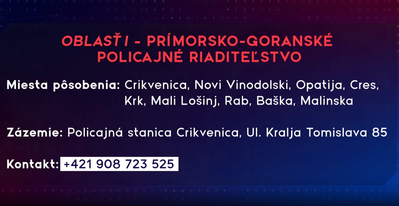 Slovenskí policajti v Chorvátsku